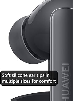 HUAWEI FreeBuds 5i Wireless Headphones, TWS Bluetooth Headphones, Hi-Res Sound, Multi-Mode Noise Cancellation, 28 Hour Battery Life, Compatible with Android/iOS/Window，Nebula Black