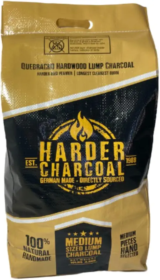 Medium Lump Quebracho Charcoal — 10 lb, Long Burn