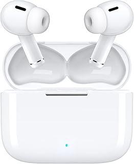 Bluetooth Wireless Earphones Wireless Headphones, Noise Canceling Bluetooth Headphones V5.3 Stereo IPX7 Waterproof in-Ear ...