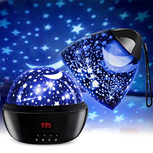 Star Projector, SCOPOW LED Kids Night Light for Bedroom, Starry Night Lights Projectors for Ceiling with 360 Degree Rotation and Timer, Gifts for Adults Boys and Girls Star Projector, SCOPOW LED Kids Night Light for Bedroom, Starry Night Lights Projectors for Ceiling with 360 Degree Rotation and Timer, Gifts for Adults Boys and Girls