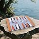 Reise Backgammon,Back Gammon Spiel aus massivem Holz - Klassisches Brettspiel für Familien,Reisen und Strategie-Liebhaber,Tragbar und langlebig,Klappstil