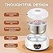 Probiotic Yogurt Maker 36 Hour, Yogurt Machine with 5 Glass Jars 42 Ozs Multi-Function for Home Organic Yogurt, Cheese, Fruit Wine (Includes glass split cup *5)