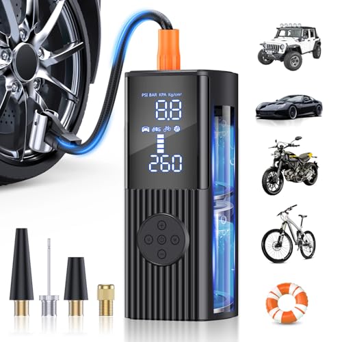 32% off - Tire Inflator Portable Air Compressor, 180PSI and 3X Faster Inflation Portable Air Compressor with...