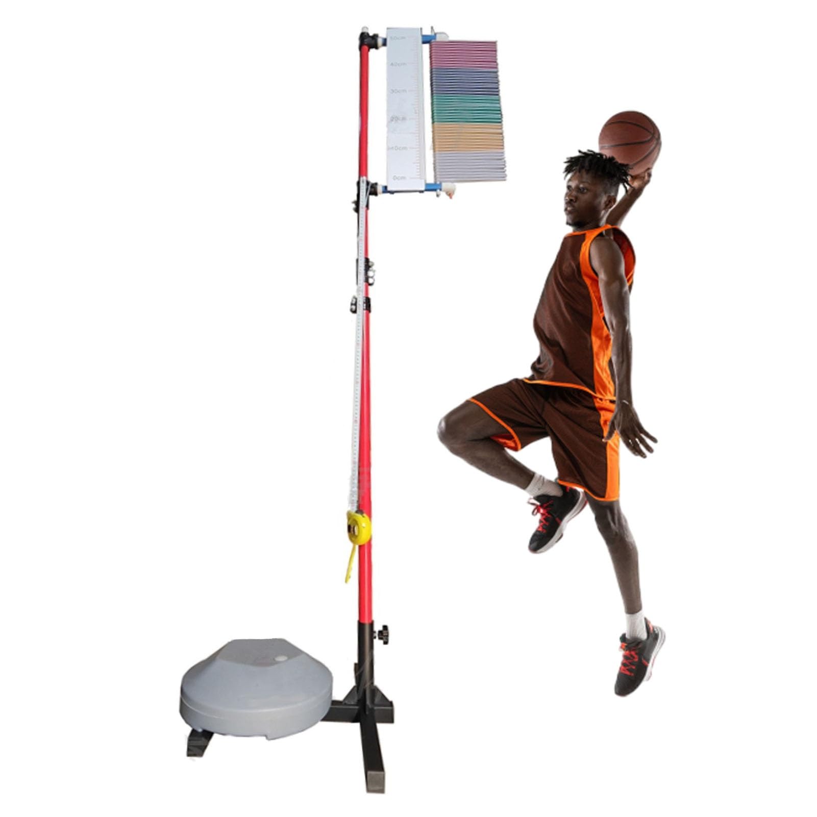 Tester Salto Verticale Strumento di Misurazione del Salto Verticale per Il Basket, Scala Dei Test Fisici Sportivi/ Allenatore, Attrezzatura di Addestramento del Tester di Alimentazione, Sfidante Verti