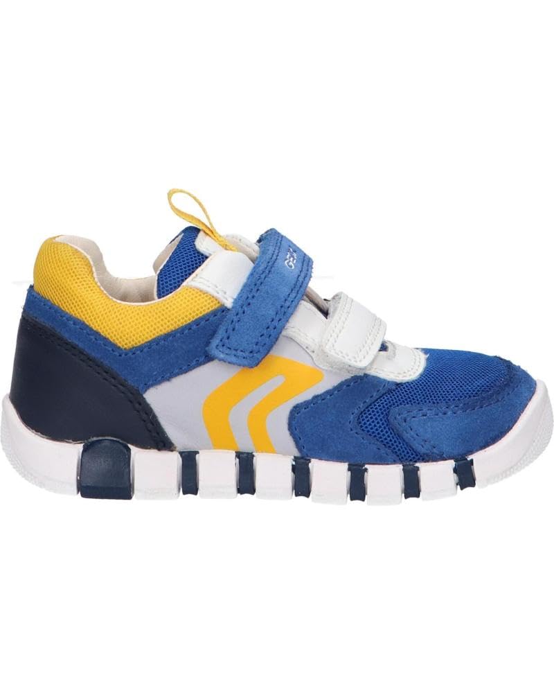 Geox Baby Boys' B Iupidoo BoyFirst Walker Shoe, Royal Yellow, 3.5 UK