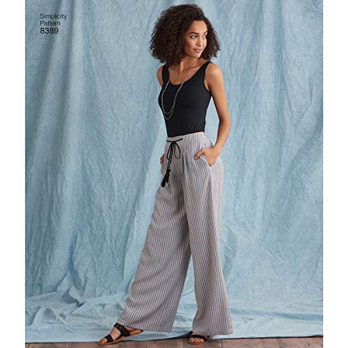 Patron Simplicity 8389 : créez le pantalon femme fluide idéal pour vos sorties et le bureau