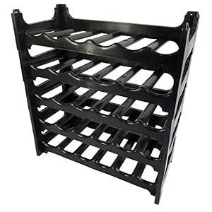 Stacking Wine Rack for 30 Bottles for Wine Soft Drink Champagne and Spirit Bottles
