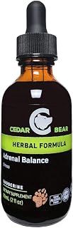 Cedar Bear Adrenal Balance - Liquid Herbal Supplement with Adaptogens That Fights Fatigue, Manage Stress and Increase Energy 2 fl oz / 60 ml (1 Unit)