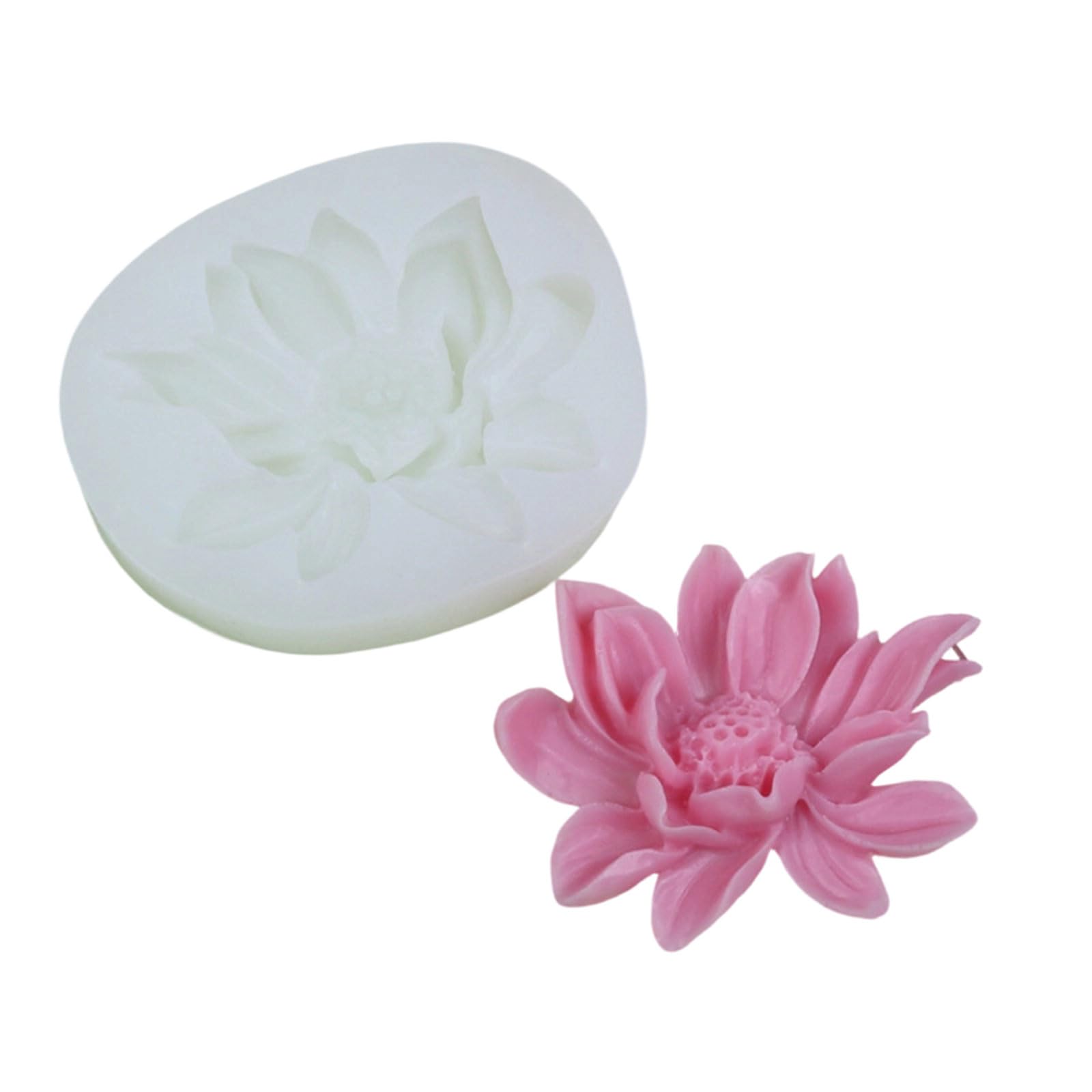 ZEPFJHE Silicone Flower Ideal for Soaps Edible Flowers and Creative Soap Molds