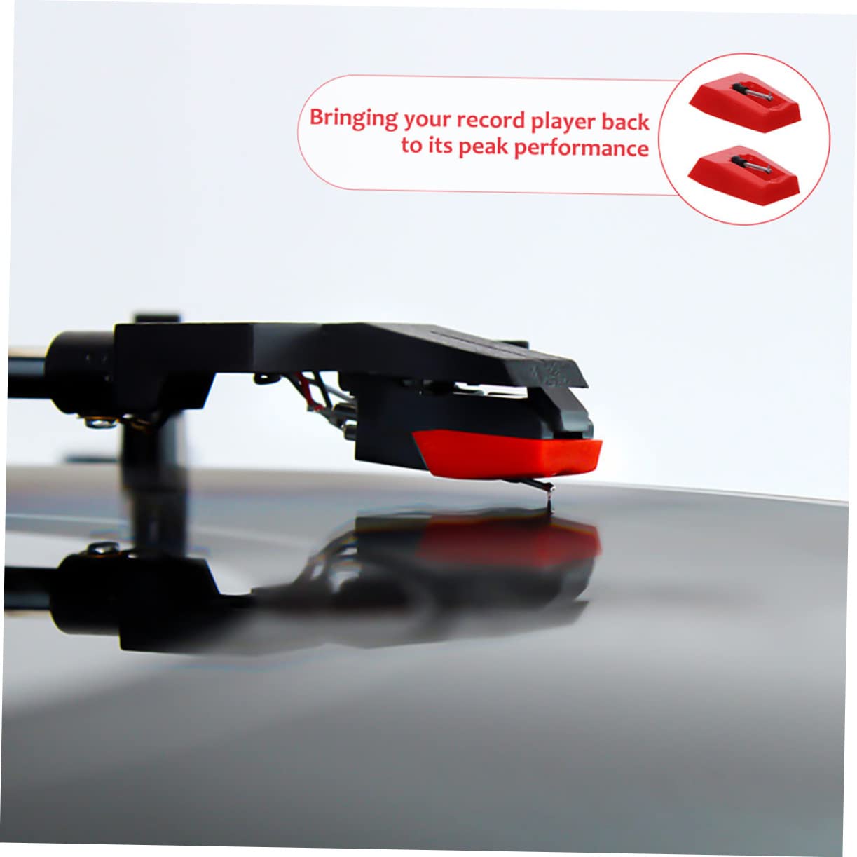 Toyvian 20pezzi Puntine Di Ricambio Per Giradischi Stylus Per Fonografi Con Eccellenti Prestazioni Sonore e Tracciamento Accessori Per Riproduzione Vinile