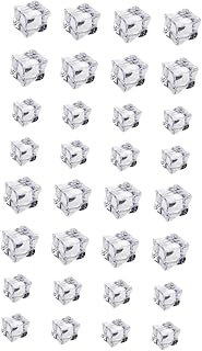 IMIKEYA 200 Peças Caixa De Partículas De Gelo Decorações Decorar Adereços Cubos De Gelo Leves Para Bebidas Vaso De Pedra De Gelo Blocos De Gelo Falsos Enchimento Quadrado Fingir Cubo De