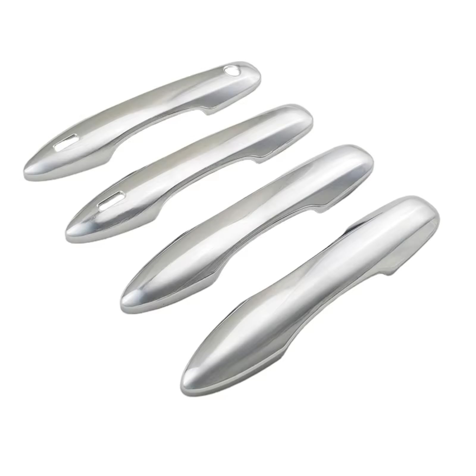 Sywhrev Silver Door Handle Protectors Compatible With Toyota For Camry For Hybrid 2018-2023 4 Pcs Abs Anti-Rust Chrome Car Door Handle Cover Exterior Decoration