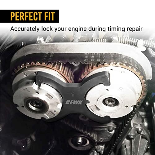 Ewk Camshaft Alignment Timing Chain Tool Engine Flywheel Locking Tool For Ford Focus, Fusion, Fiesta, Escape/Volvo #TOP2