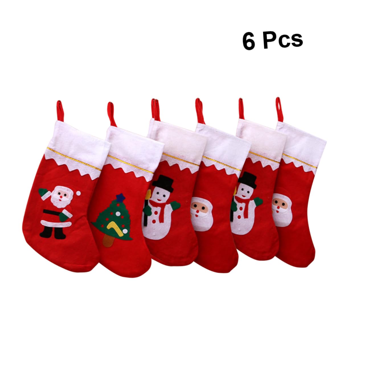 Ciieeo 18 Stk weihnachtsgeschenktüte Weihnachtsbonbonstrumpf Sockentasche Weihnachtssocken weihnachtsüberraschung Weihnachtssüßigkeitsstrümpfe Weihnachtsbaum Kamin