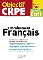 Objectif CRPE Entrainement en français 2020 (French Edition) 2017037532 Book Cover