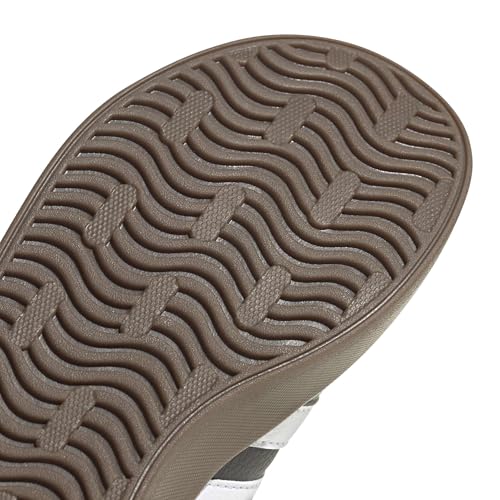 Image of adidas Unisex-Kids VL Court 3.0 Elastic Lace, Black /White /Black, 3