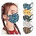 Rusaly 5 Stück Kinder Mundschutz Waschbar, Multifunktionstuch Mundschutz Weihnachten Atmungsaktive Bandana, Mund und Nasenschutz 165 (F)