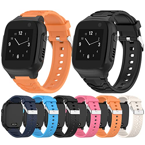 Tyogeephy Compatible with Xplora X5 play/X5 Strap, Silicone Watch Band Sport Strap for Xplora X5 play/X5, 6 Colors