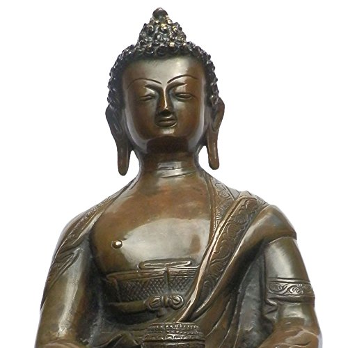 Amazon | 【並行輸入品】 アジアン雑貨 ネパール仏像 釈迦牟尼仏陀尊像