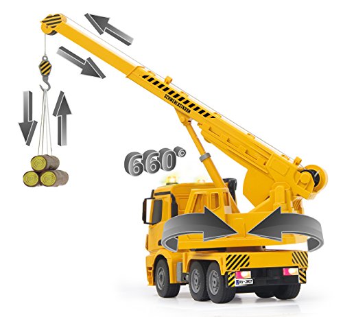 Grue mobile radiocommandée Mercedes Arocs avec bras télescopique - 4