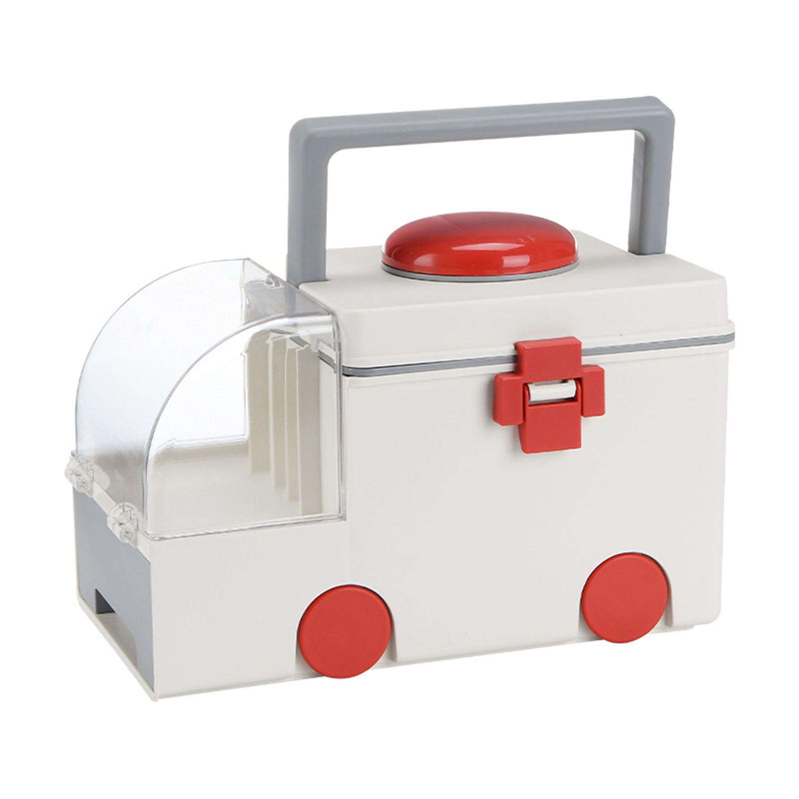 Scatola Medica Grande Capacità Portatile per Casa Kit Pronto Soccorso Ambulanza Stile Contenitore Organizzatore Farmaci Scatola Medica