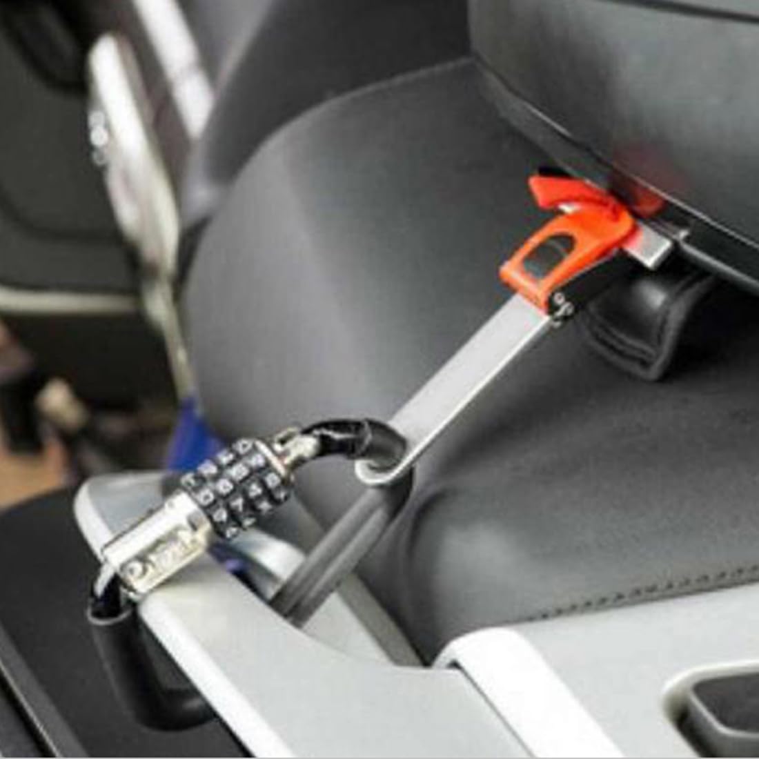 XOUDKE Chiusura A Fibbia Per Casco Moto | 2 Pezzi Antifurto | Sgancio Rapido | In Metallo Nero Resistente - Foto 13