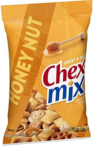 Chex Mix Snack Mix, Sweet & Salty Honey Nut, 8.75 oz. Bag