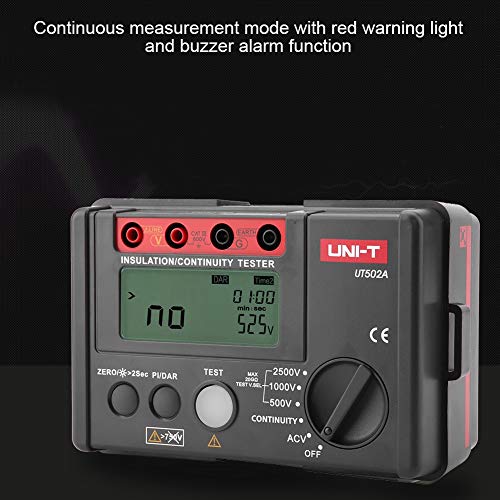 Testeur d'isolation UT502A pour vérifier la conformité des circuits électriques de maison - 3