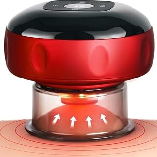 Smart Vacuum Cupping Massager, 12-Level Electric Heating Massage Cupping Machine, Body Massage Tool for Muscle Relaxation