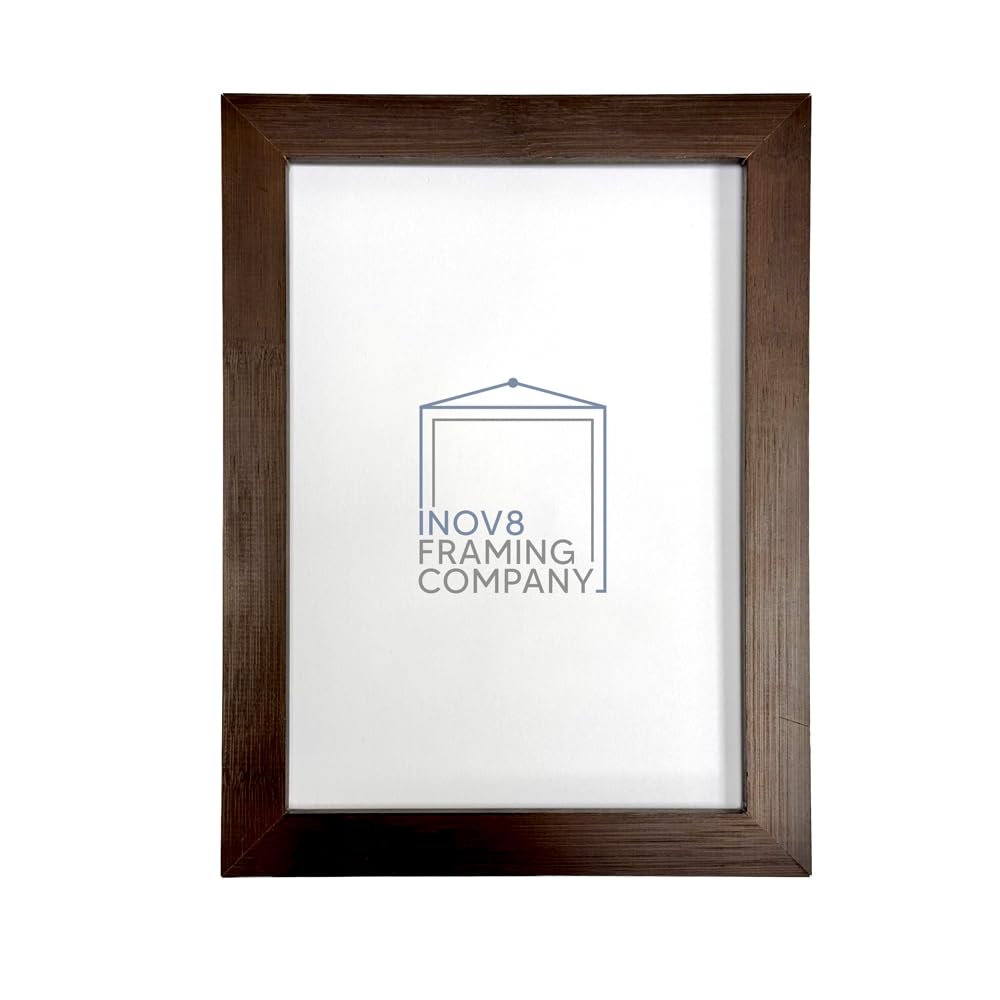 Inov8 Photo Frame Bamboo Mocha 8x6 (6x4 App)