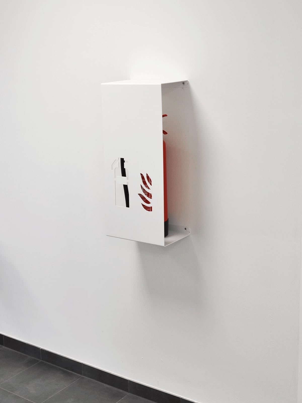 ZIEGER 10007045 - Soporte para extintor de incendios, color blanco