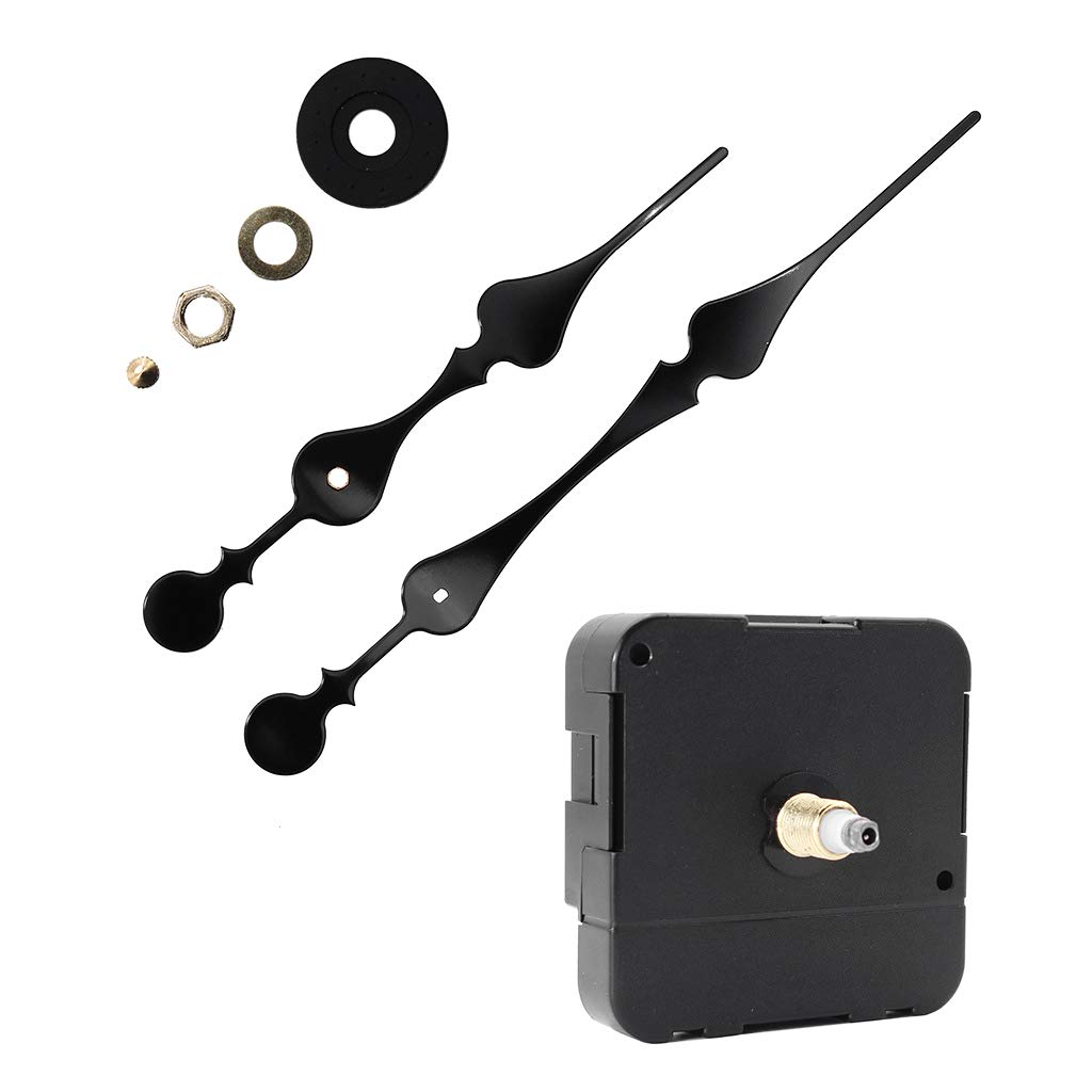 WEILWH Silent Large Wall Clock Quartz Movement Mechanism Hands Part Kit Clock Repair Kit with Pendulum