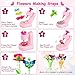JMMICO DIY Art Flower Toys, 278PCS Arts and Crafts Kit for Kids 4-6-8-12, for Girls 4 5 6 7 8 9 10 Years Old, Kids Stocking Stuffers, for Grandkids Ages 4 5 6 7 8 9 10