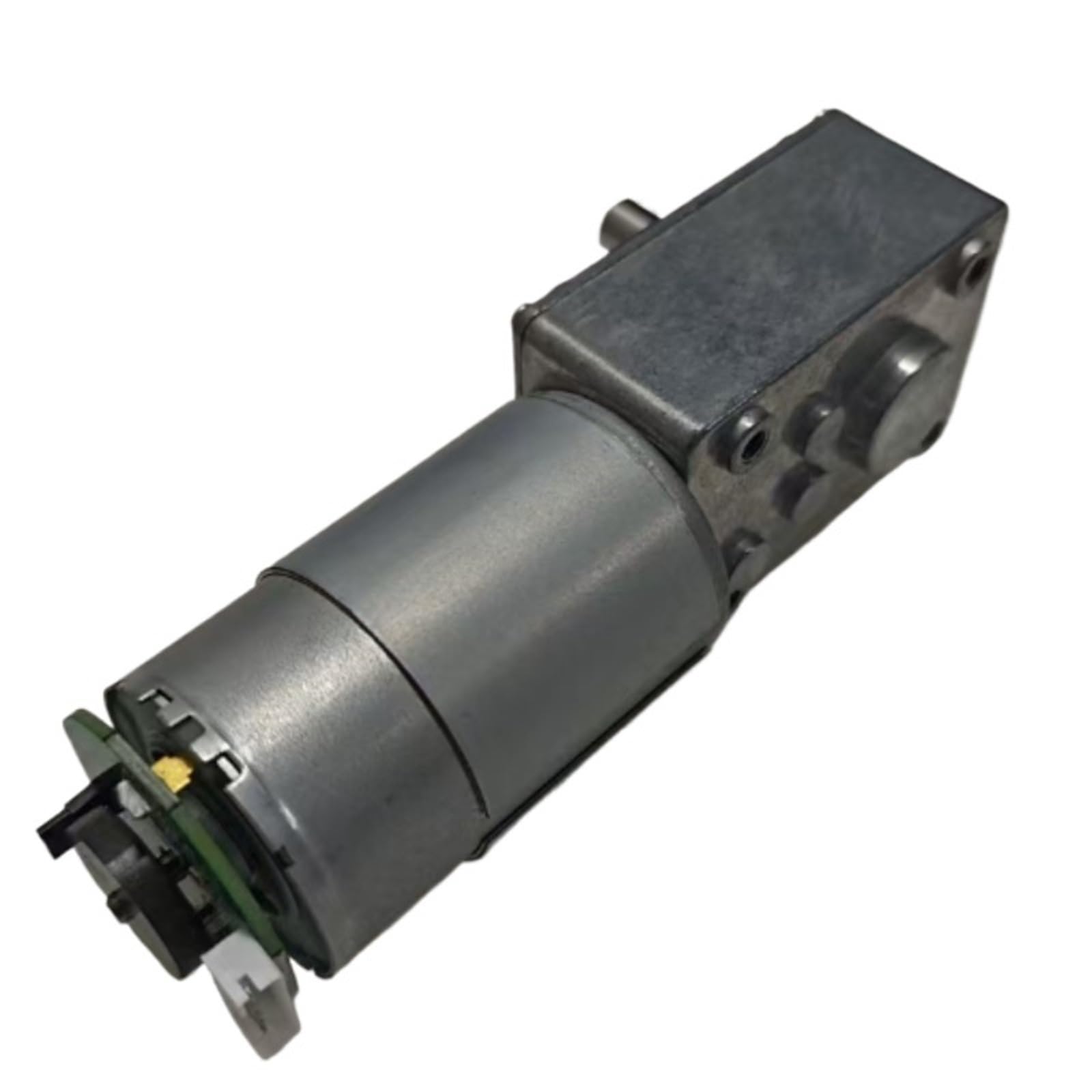 Moteur réducteur autobloquant à vis sans fin 12V 80rpm avec support de montage - 7