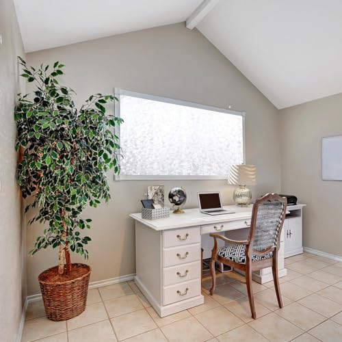 Vsudo Frosted Privacy Window Film, Geometric Diamond Pattern thumb #5