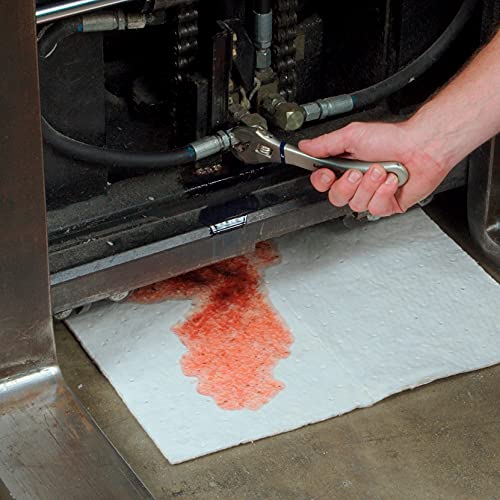 Stardust Spill Products D715 Quick Response Ii Spill Kit Includes Yellow Duffle, 15 Universal Sorbent Pads, 2 Universal Sorbent Socks 3"X4', 4 Disposal Bags, Nitrile Gloves #TOP6