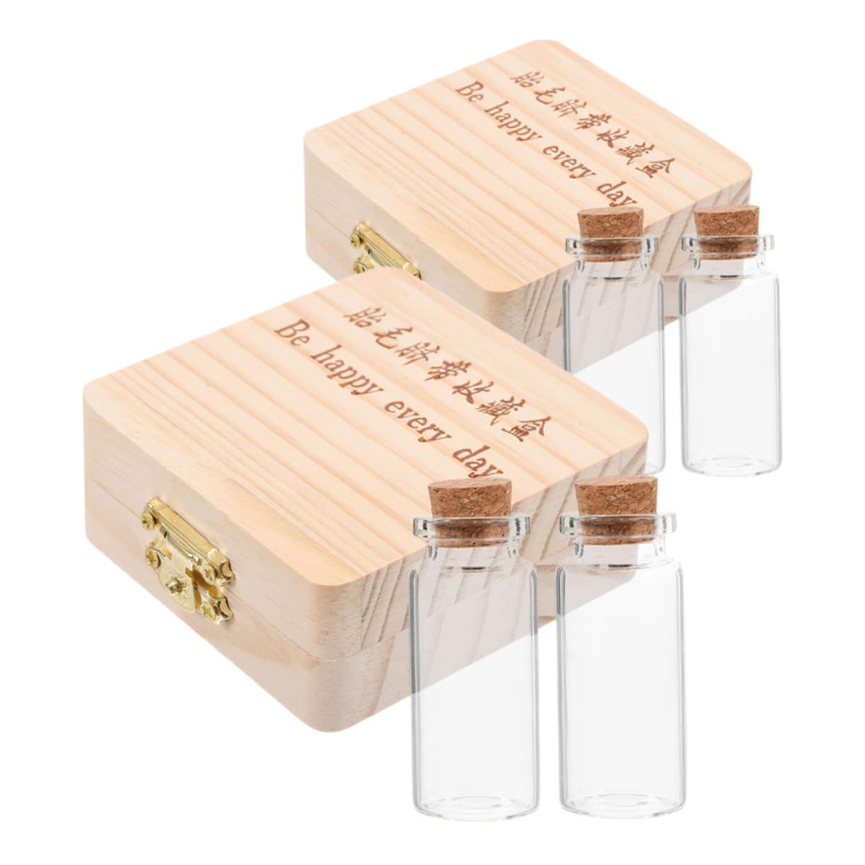 Yardwe 1Set First Haircut Keepsake Box for Boys Memory Storage for Hair Cord Durable Organizer for Newborn Memories Keepsake