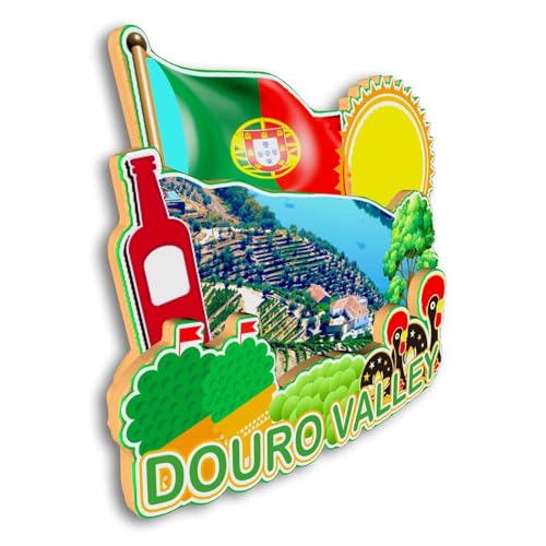 Imán decorativo para refrigerador Douro Valley Quwsne miniatura 3