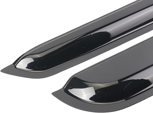 Miniatura 6 de Duolctram - 4 deflectores de visera de ventana de repuesto para Nissan Sentra Sedan 2013-2019