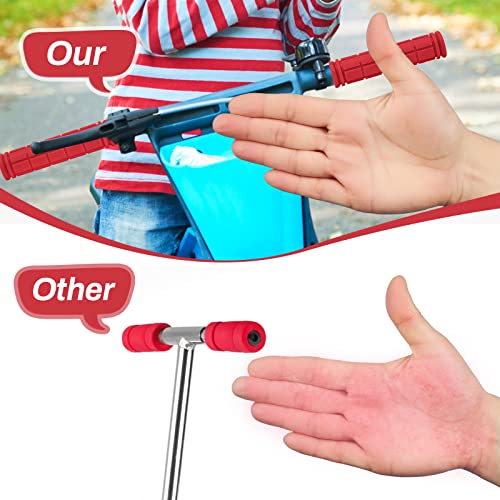 Coolrunner Bicycle Handle Bar Mushroom Grips Bmx For Boys And Girls Bikes (Red) #TOP4
