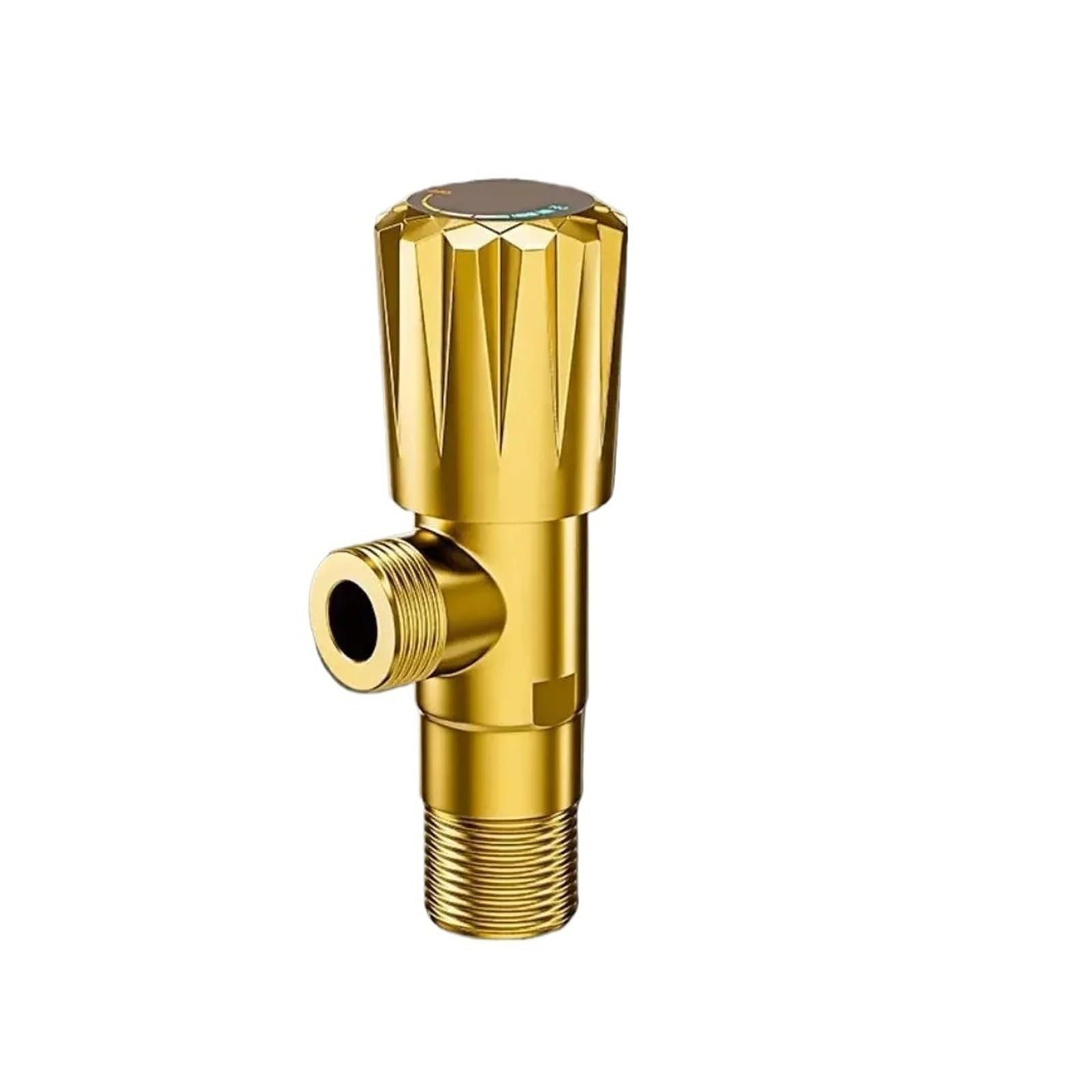 Bvhisehp 1Pc Thickened Copper Angle Valve G1/2 Leakproof Water Shut Off Valve(1Pc)