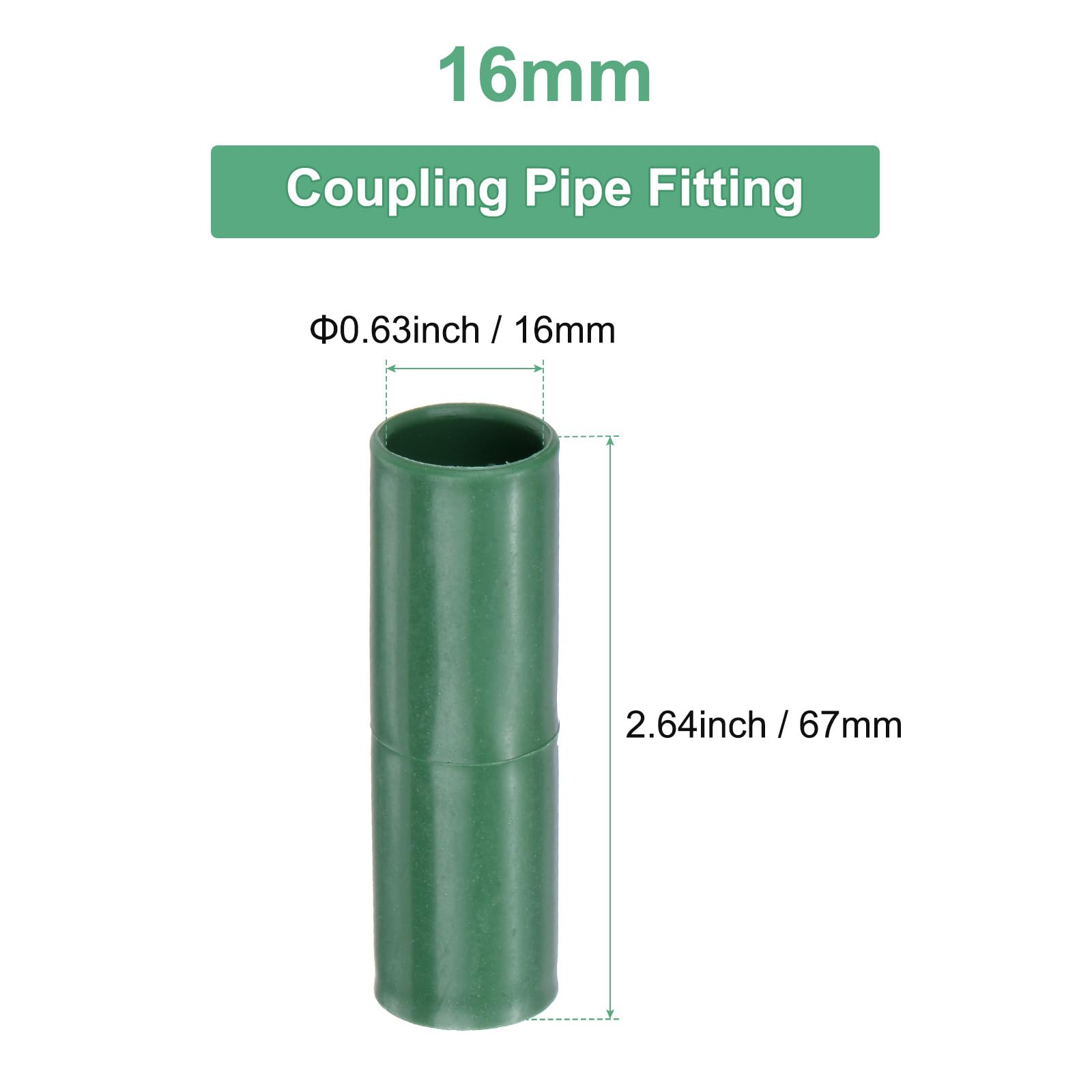 M METERXITY 4 Pcs 16mm Greenhouse Frame Building Connectors - Image 3