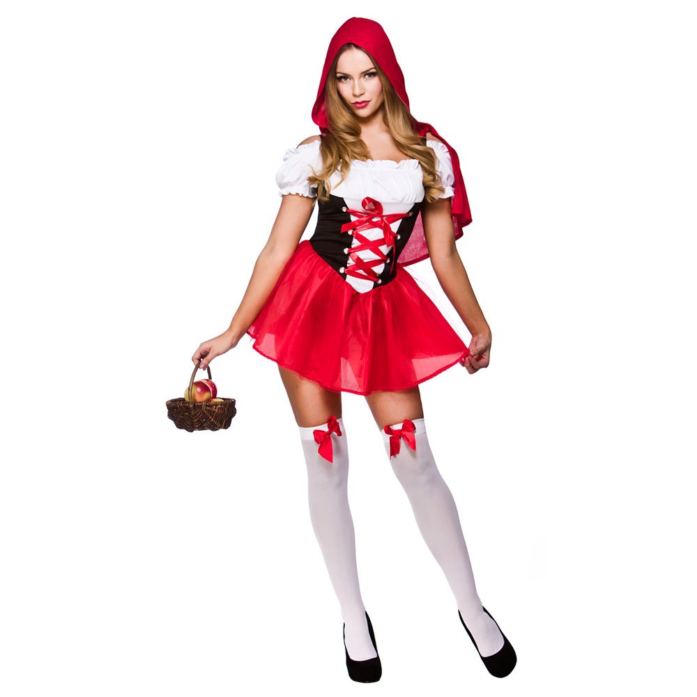 Adult Womens Little Red Riding Hood Fancy Dress Costume - Small (UK 10-12)