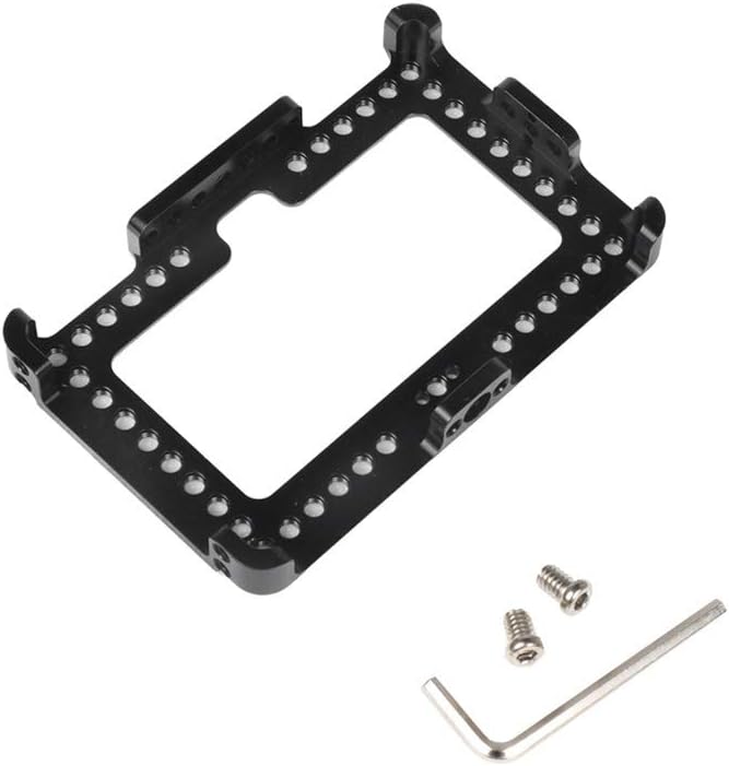Monitor Cage Bracket with 1/4"-20 Mounting Holes Designed for 5.5" On-Camera Display