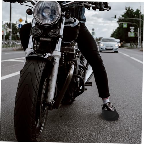 Cubierta para calzado de motocicleta balacoo, protector para cambio de marchas, cubrebotas universal para motocicleta y motocicleta miniatura 5