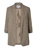 Ouverture sur le devant Pieces Blazer Femme PCBOSELLA, Poivre Blanc 1, S