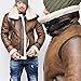 Overdose Abrigo De Invierno De Los Hombres Outercoat Warm Sexy Artificial De...
