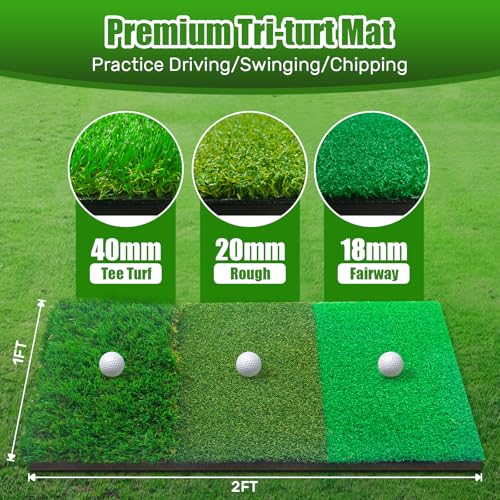 MFNMFN Golf Net with Practice Mat