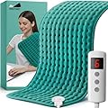 Electric Heating Pad – Alleviates Back, Neck & Shoulder Pain | Moist & Dry Heat Options | Auto Shut Off | Gifts for Women, Mom, Wife, Men and Parents – Mothers Day, Christmas and Everyday Use