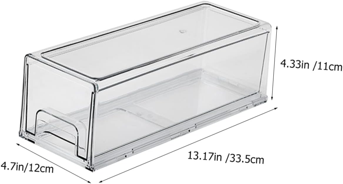 Organizer for Fridge Sealed Food Storage Box Crisper Container Easy to Clean Fruit Vegetable Preservation